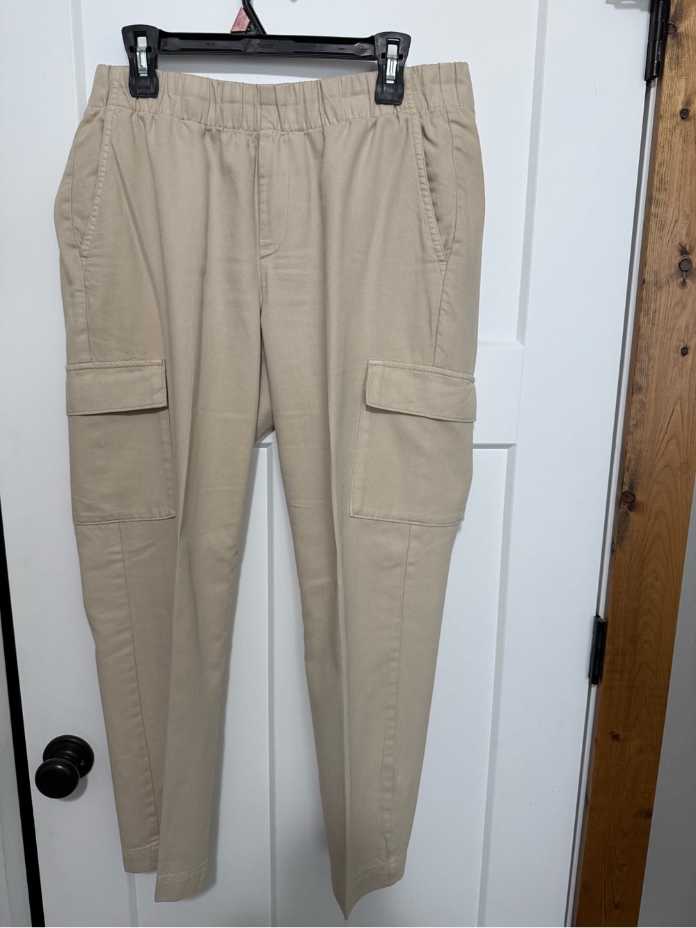 GAP Women’s Beige Cargo Trousers with Elastic Waist